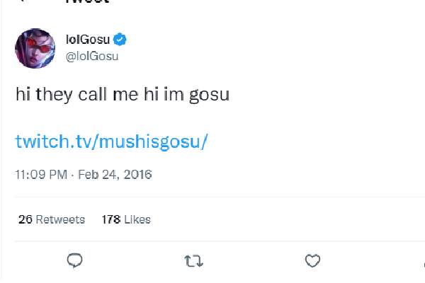 Gosu General Twitch In-Game name